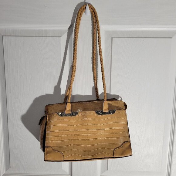 Vintage Bueno-Satchel-Tan‎ - Picture 1 of 8